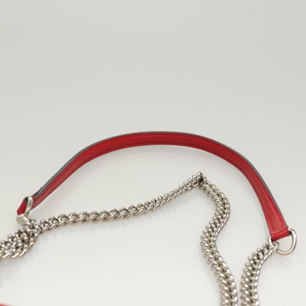 LOUIS VUITTON My Lock Me BB Shoulder Bag Calf leather Red M51419 LV Auth ar13614 - Picture 8 of 16